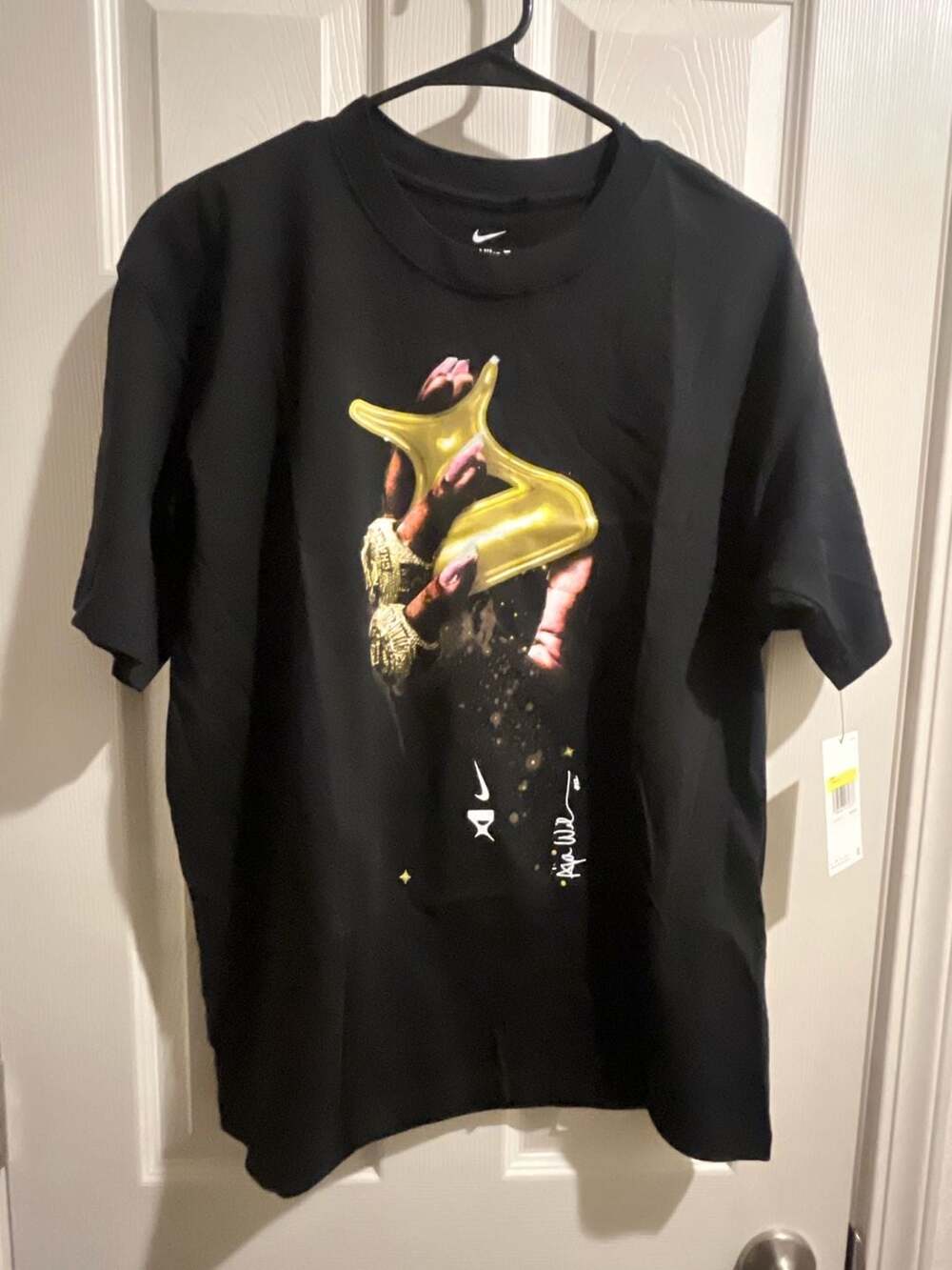 Nike A'ja Wilson Rings So Win Graphic Basketball T-Shirt Black